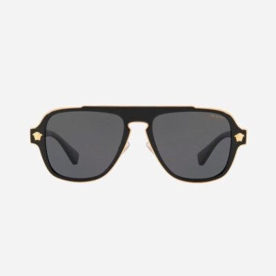 Versace caravan sunglasses with gold details - Lux Studios