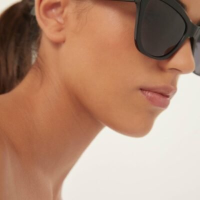 Versace cat eye black sunglasses - Lux Studios