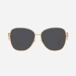 Versace pilot metal gold sunglasses featuring iconic jellyfish - Lux Studios