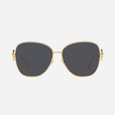 Versace pilot metal gold sunglasses featuring iconic jellyfish - Lux Studios