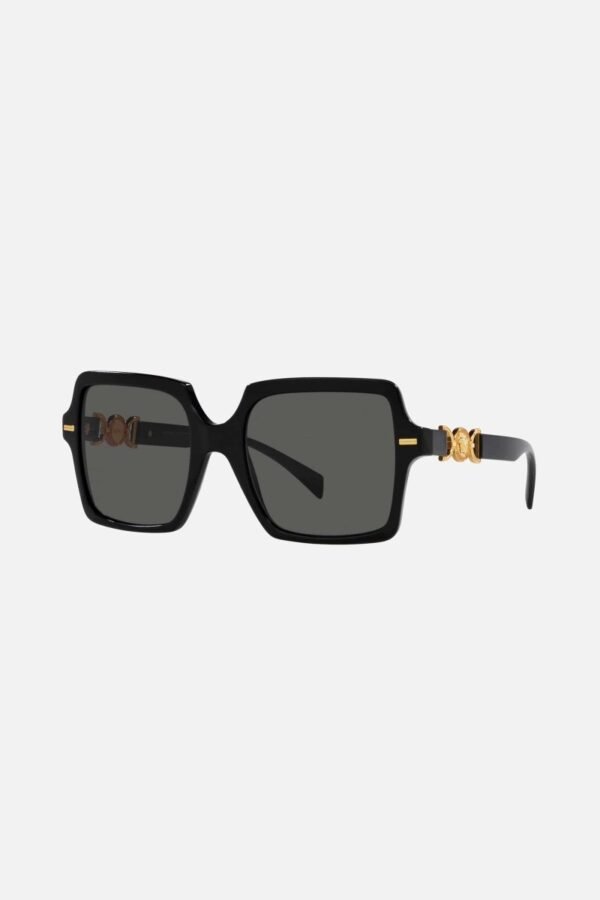 Versace squared black sunglasses with iconic jellyfish - Lux Studios