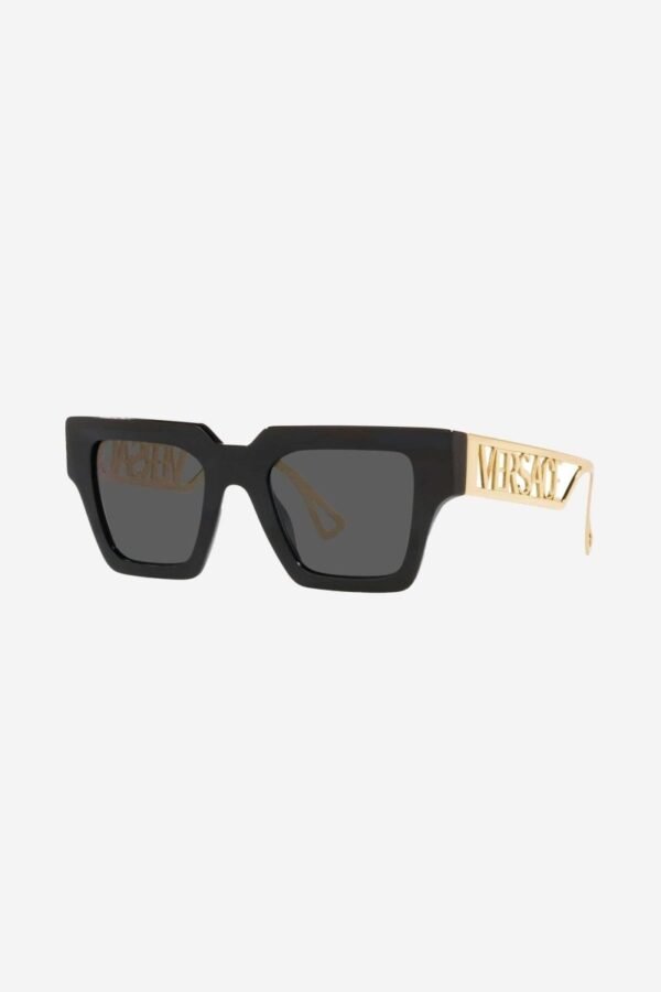 Versace squared combi black acetate sunglasses - Lux Studios