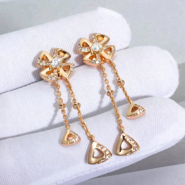 FIOREVER ROSE GOLD DIAMONDS EARRINGS