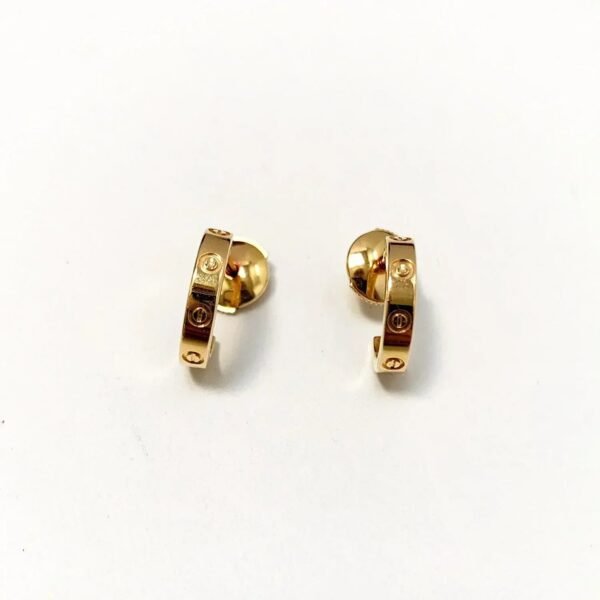 LOVE EARRINGS 2.65MM GOLD