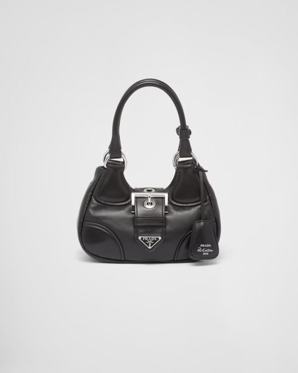 Moon Re-Nylon and leather bag