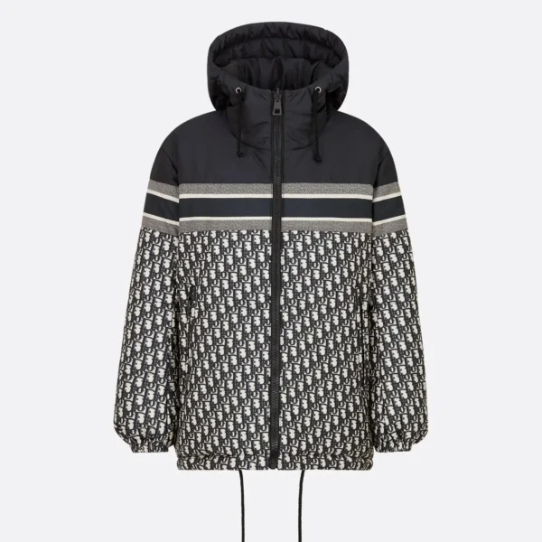 REVERSIBLE LONG PUFFER JACKET