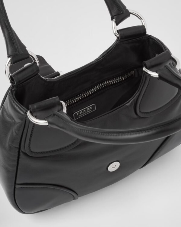 Moon Re-Nylon and leather bag
