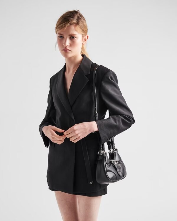 Moon Re-Nylon and leather bag