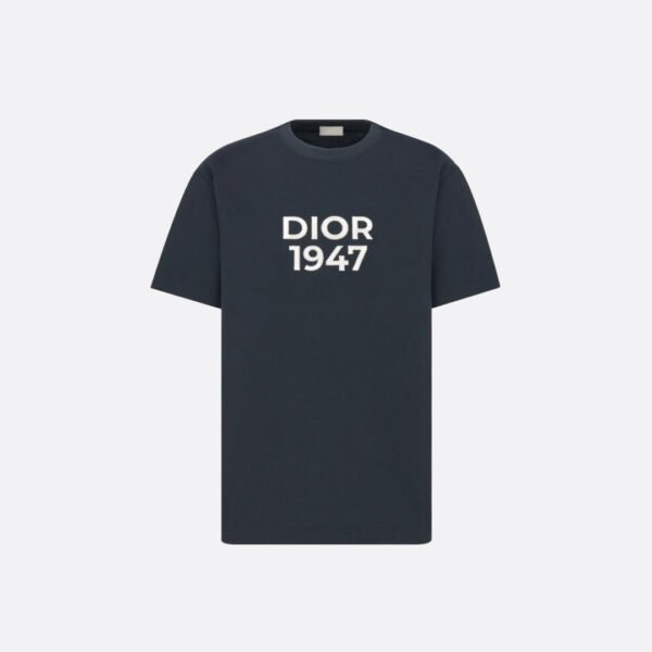 Relaxed-Fit T-Shirt Navy Blue Cotton Jersey