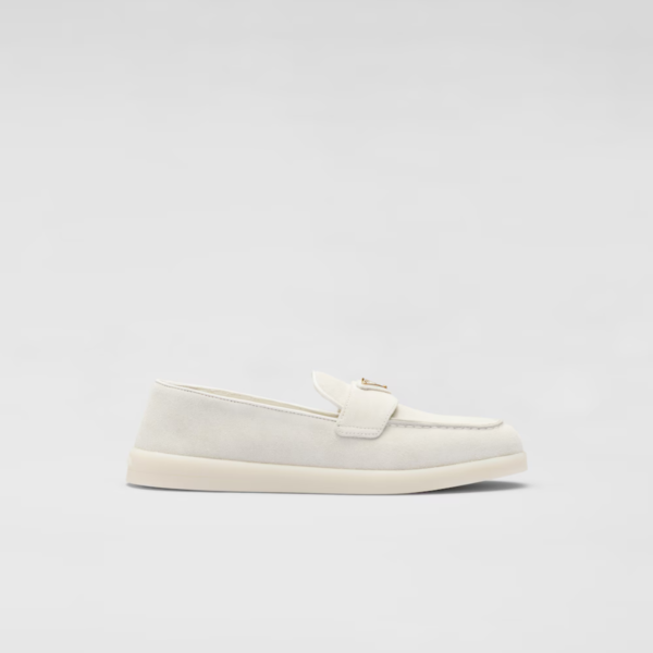 Suede leather loafers